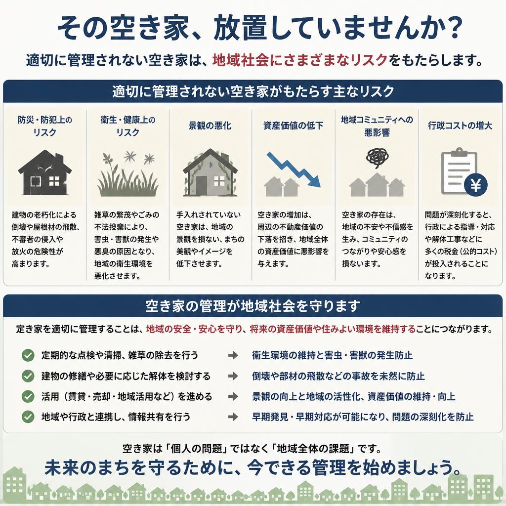 空き家管理の重要性