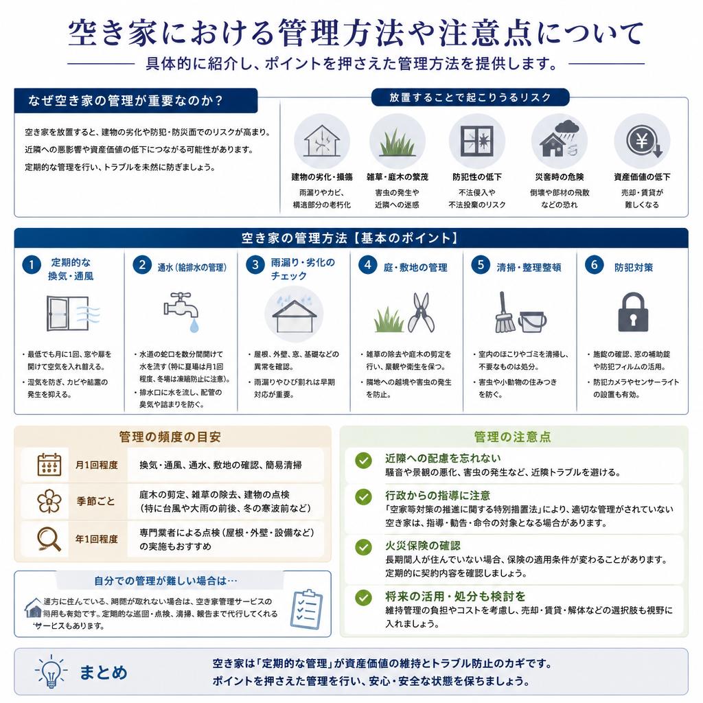 住まいの適切な管理方法