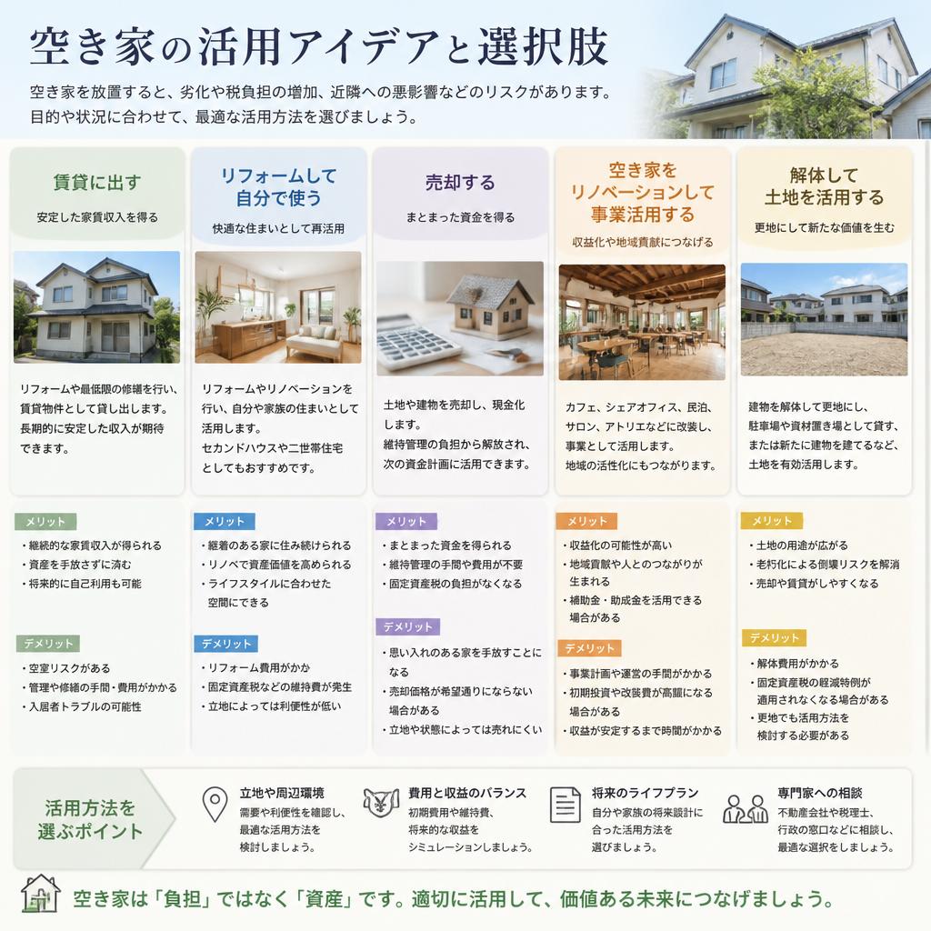 空き家の活用方法