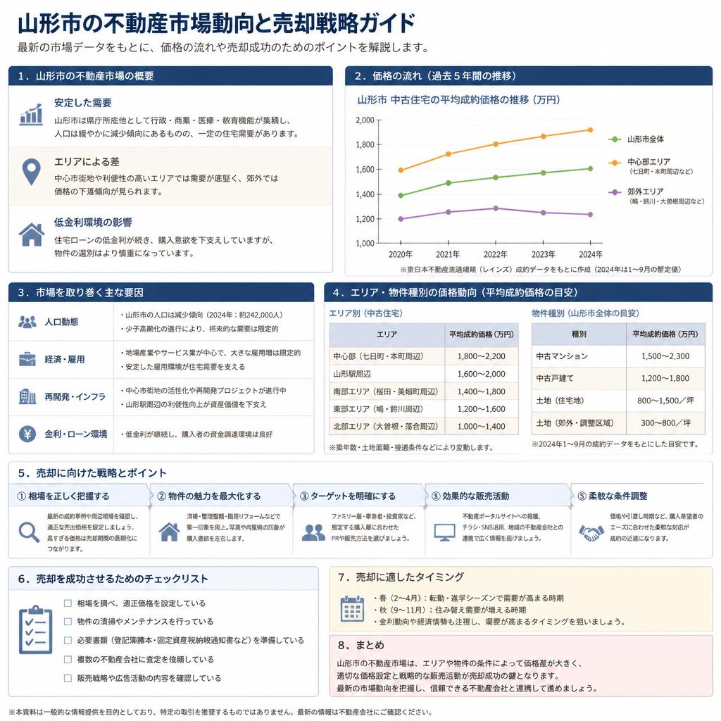 山形市の不動産市場の現状