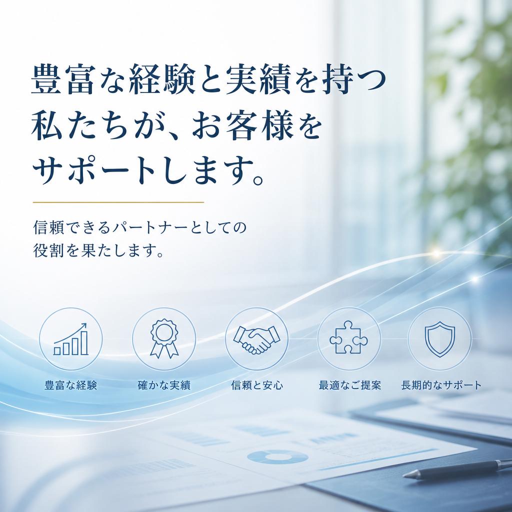実績と信頼のパートナーが支える売却