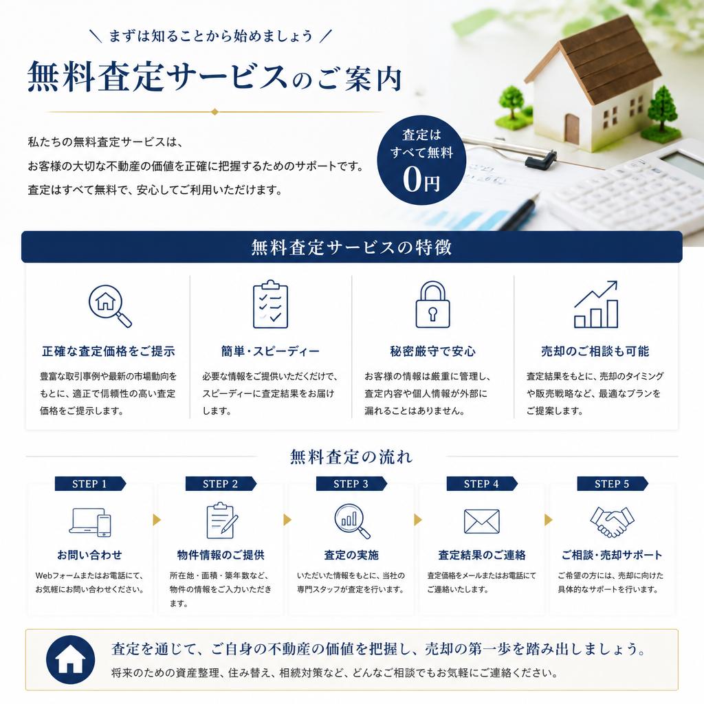 専門家による無料査定サービス