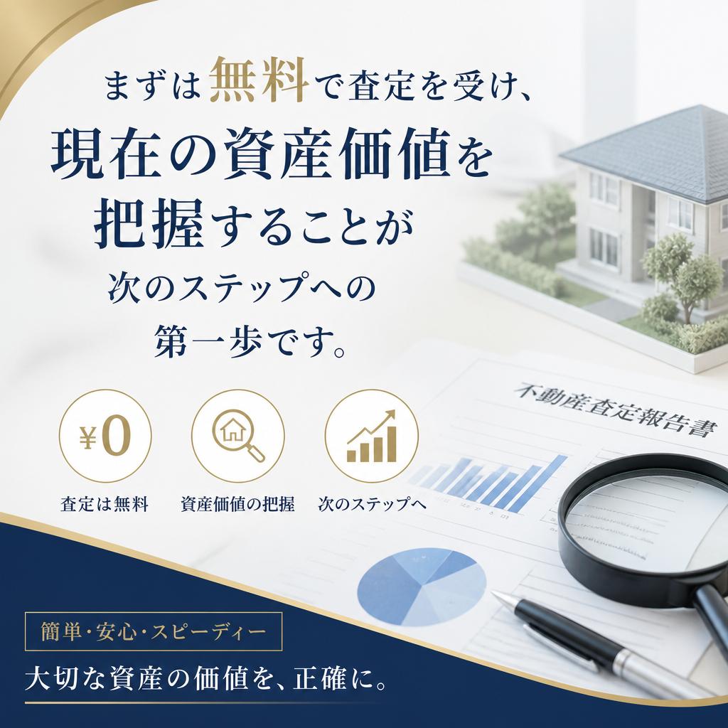 査定の重要性と無料査定の提供