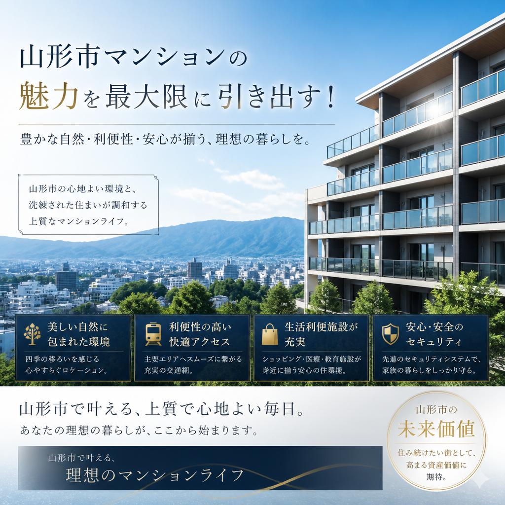山形市マンションの魅力を最大限に引き出す！