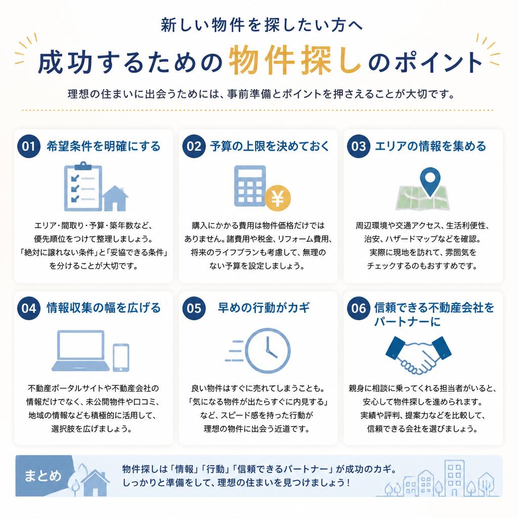 4. 成功する物件探しのコツ
