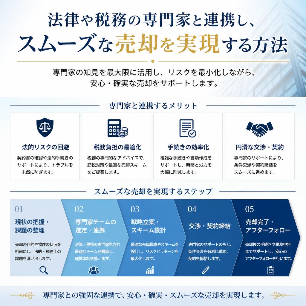 専門家との協力で安心売却