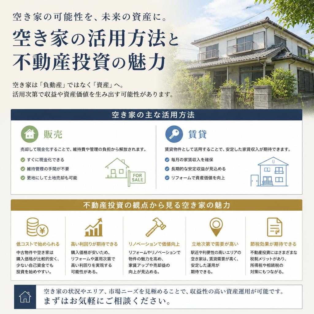 2. 空き家を資産に変える方法