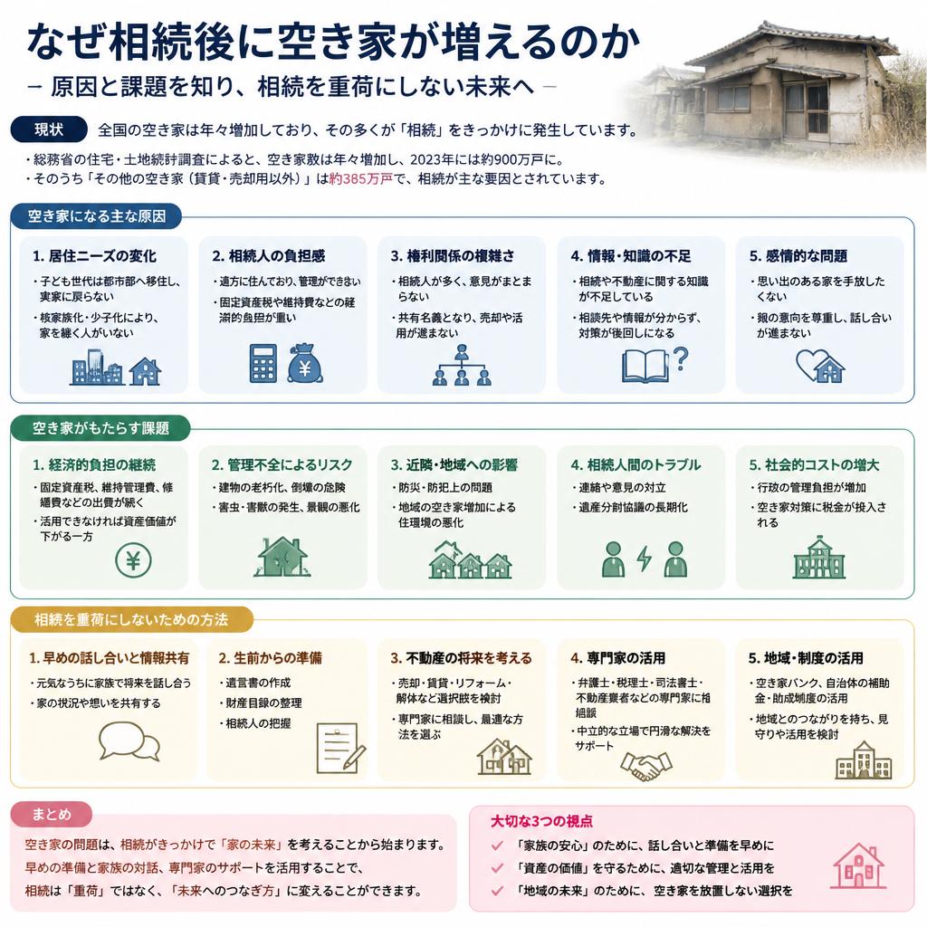 2. 相続による空き家の増加