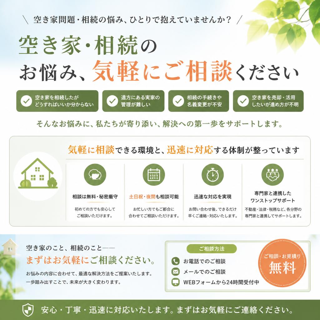 7. お問い合わせ・無料相談のご案内