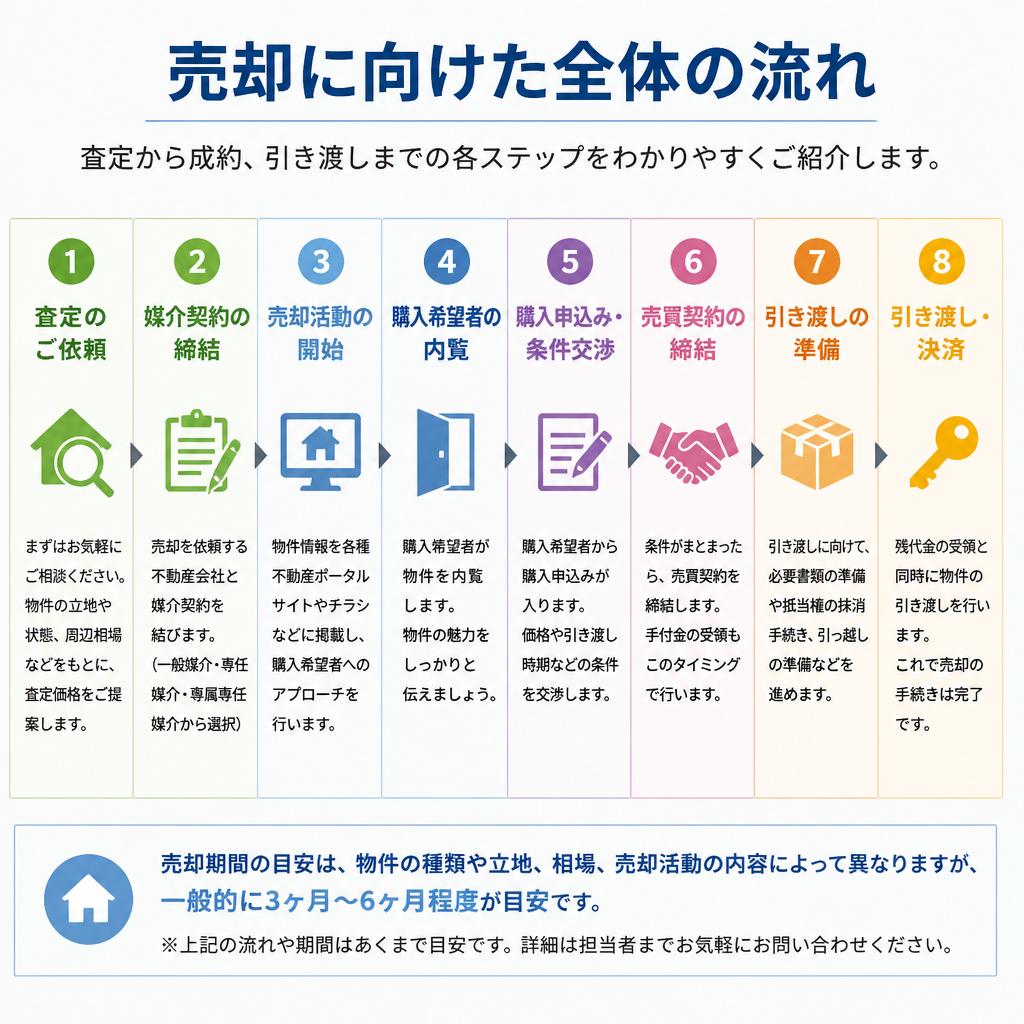 マンション売却のプロセス