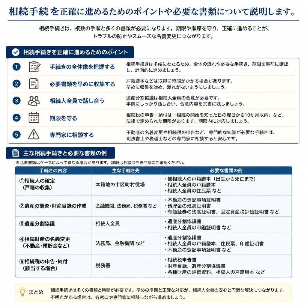 相続手続きの重要性