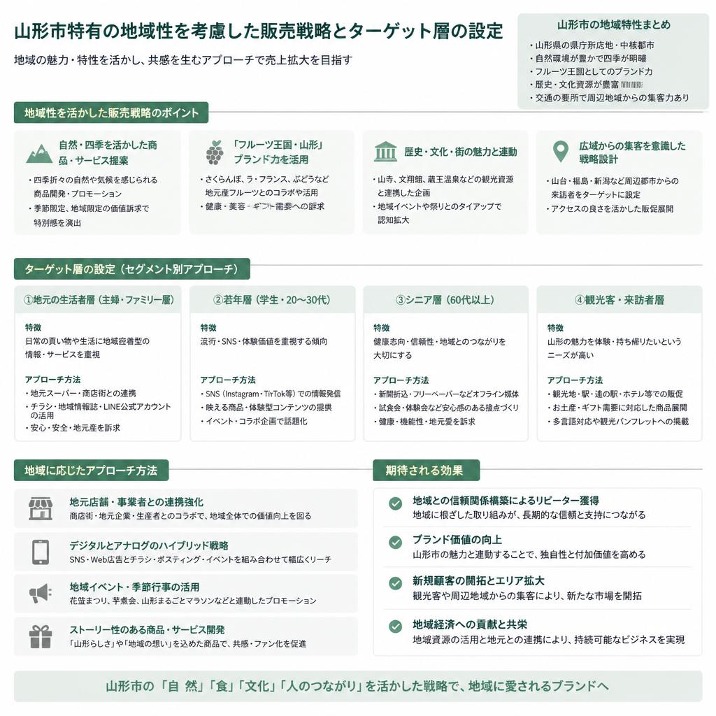地域特性を考慮した販売戦略