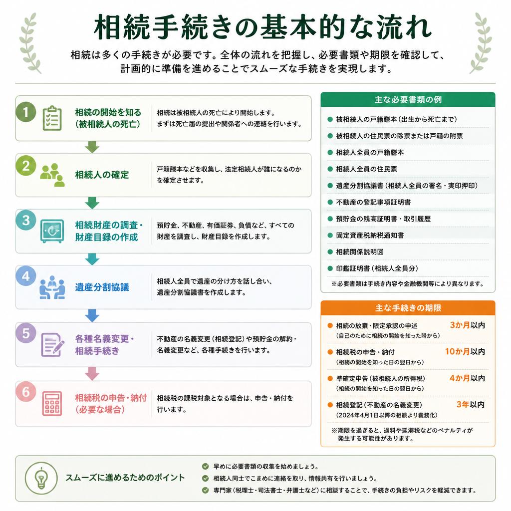 2.相続手続きの流れ