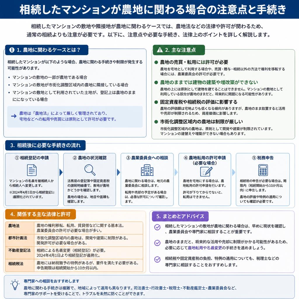 4.農地売却の注意点
