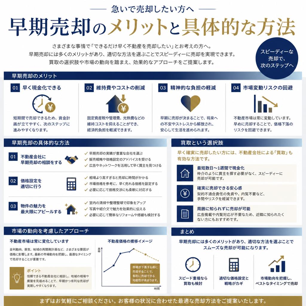 早期売却のメリットと方法