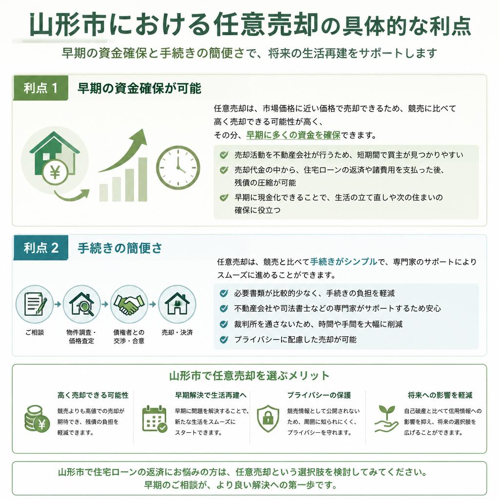 山形市での任意売却のメリット