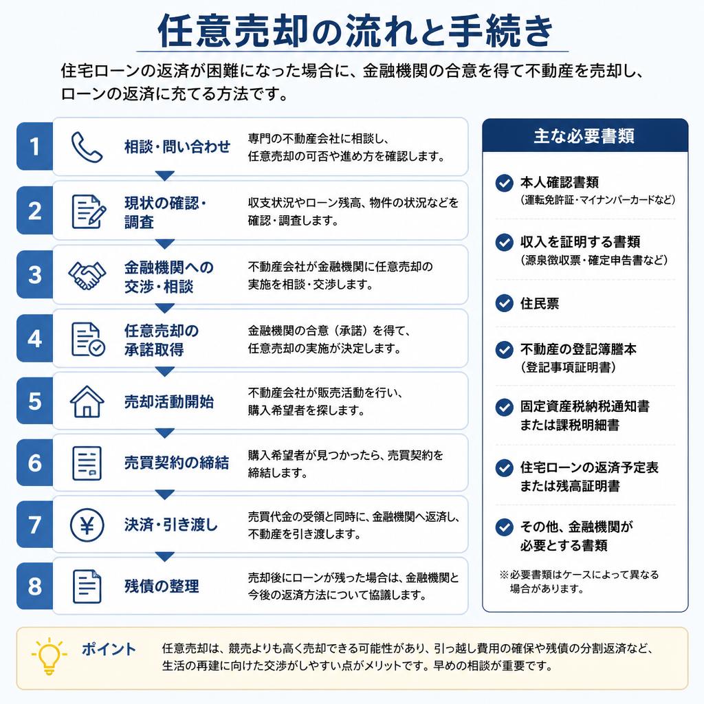 実際の流れと手続き