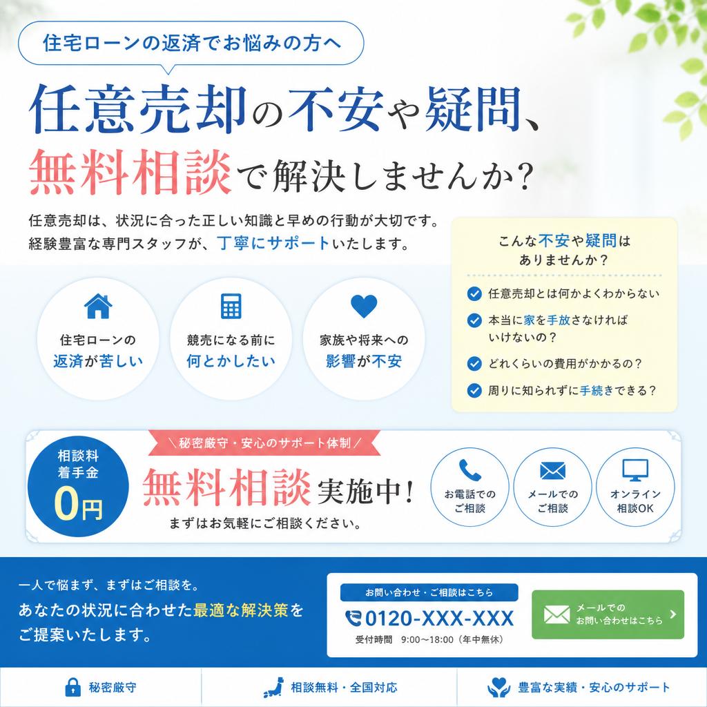 無料相談・お問合せのすすめ
