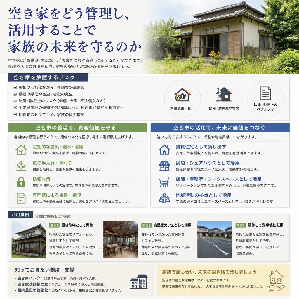 家族の未来と空き家