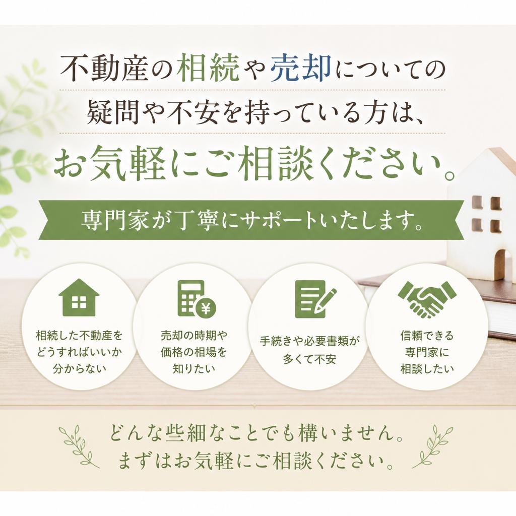 お問い合わせであなたの不安を解消！