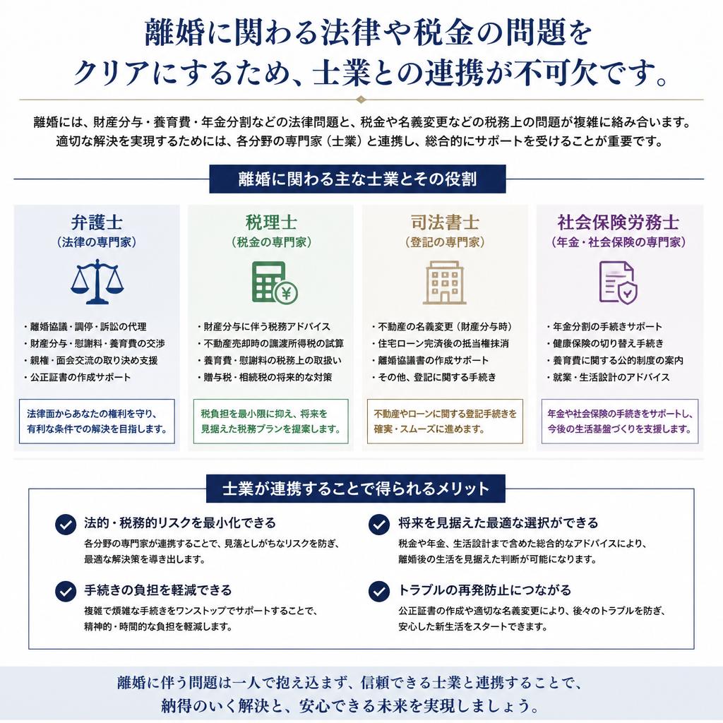 離婚に伴う法律的な配慮