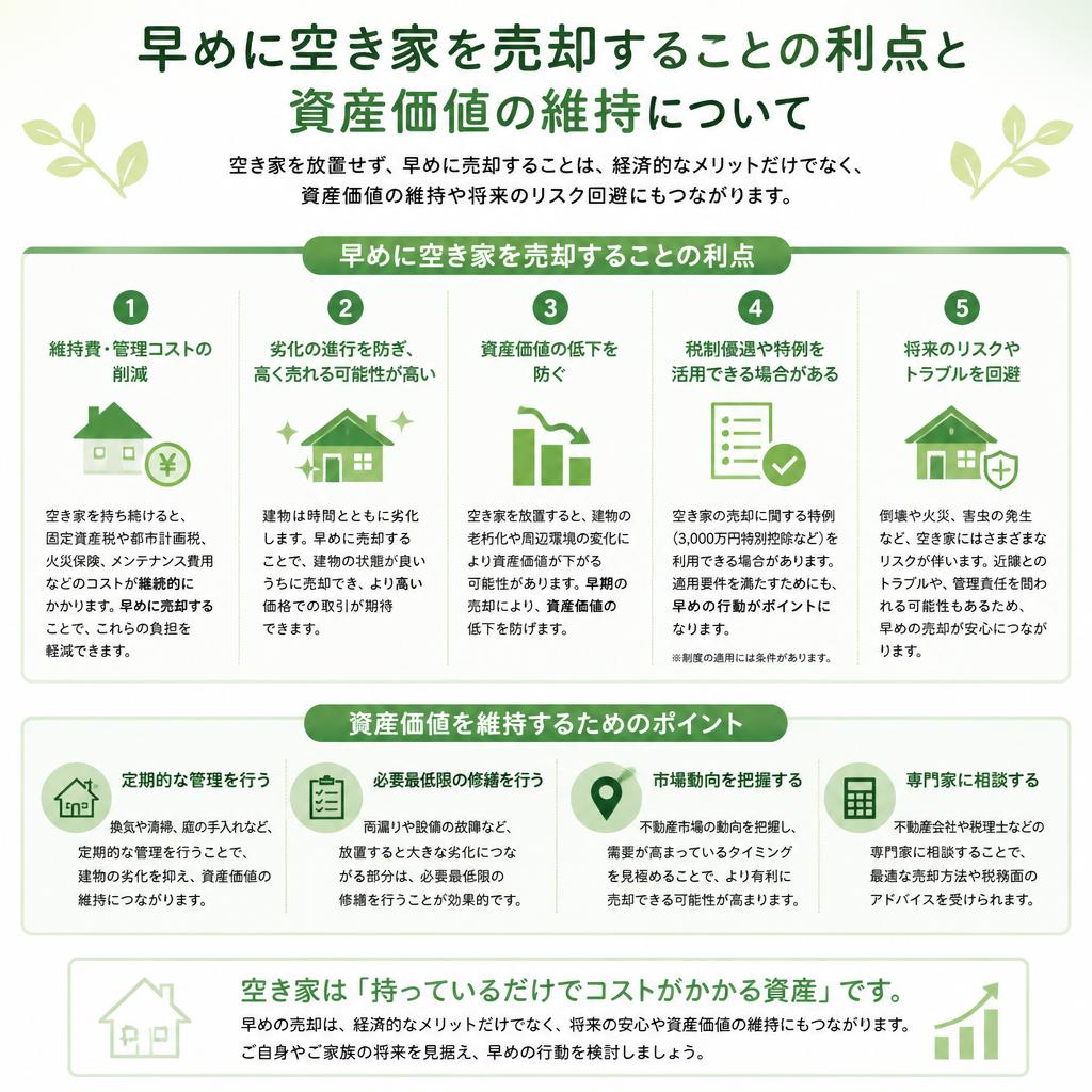 早期売却のメリットとは？