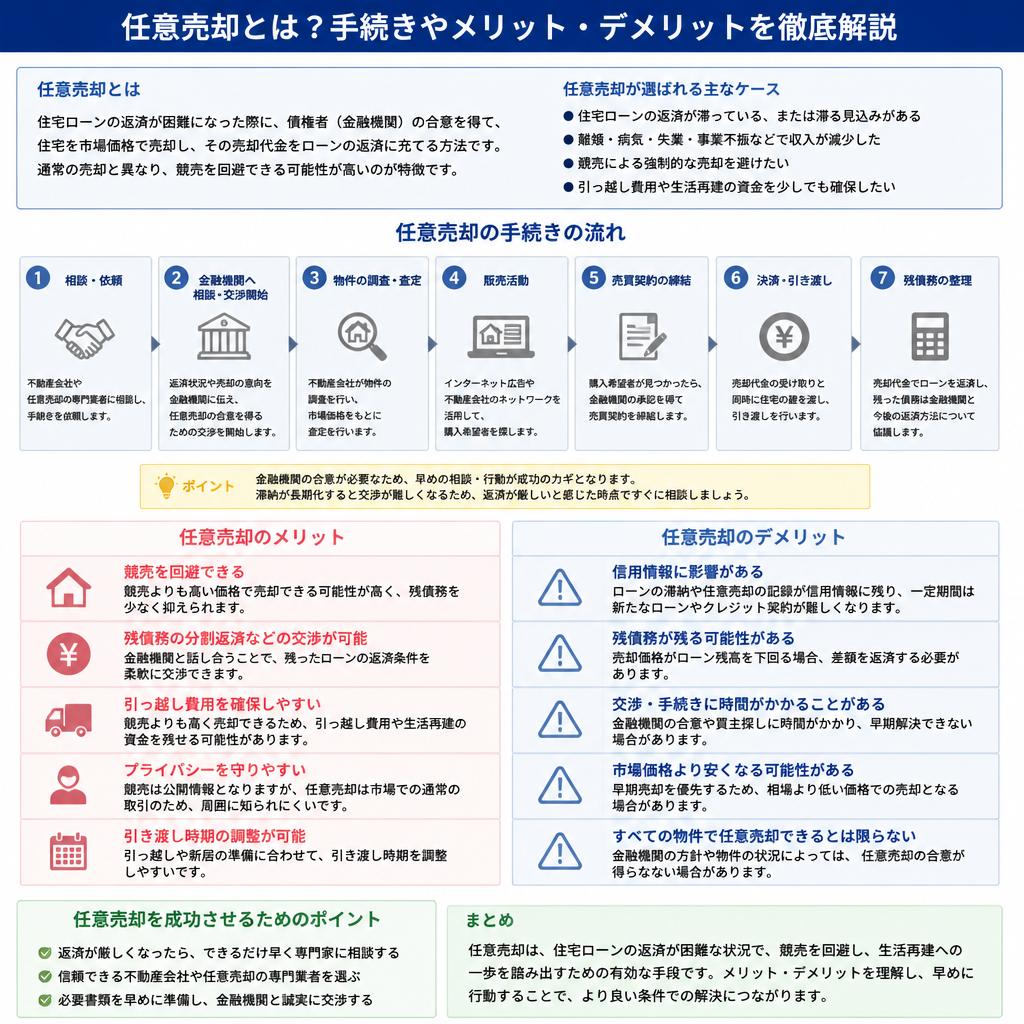 任意売却の方法と流れ