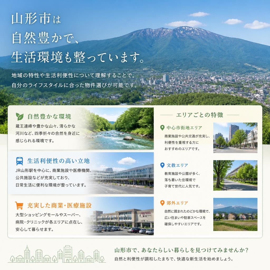 山形市の魅力と住環境