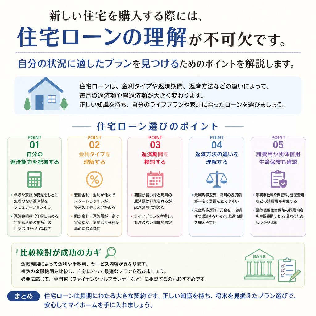 住宅ローンの選び方