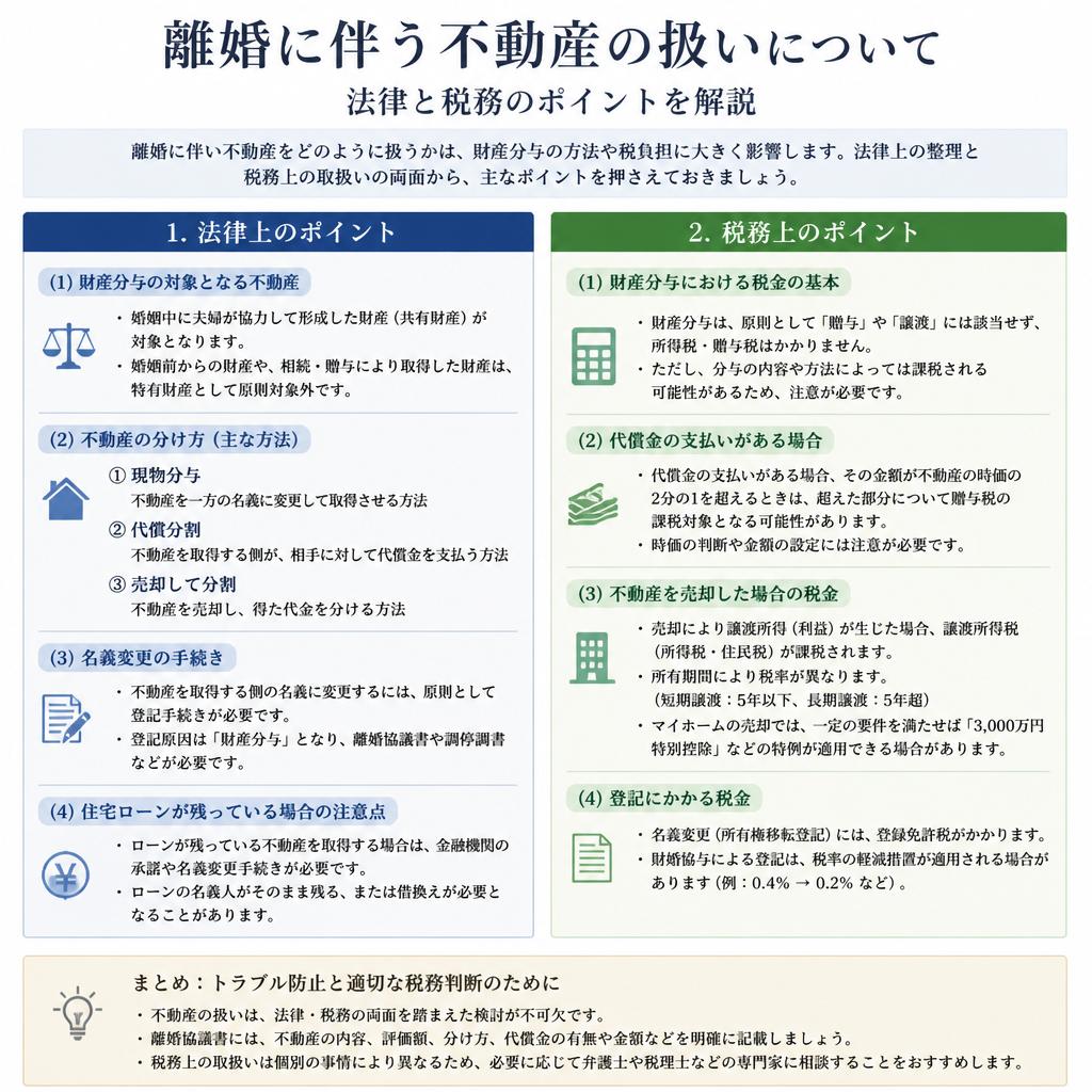 離婚時の不動産処理