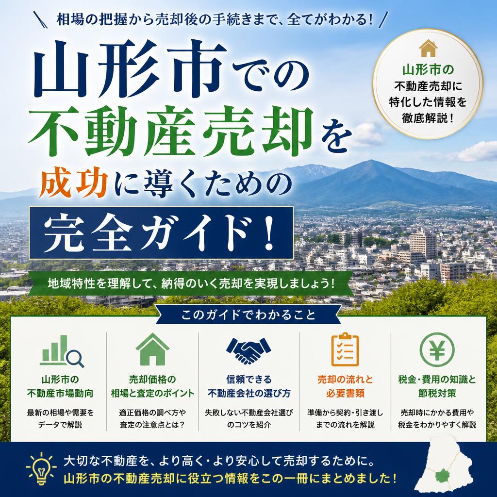 山形市での不動産売却を成功に導くための完全ガイド！