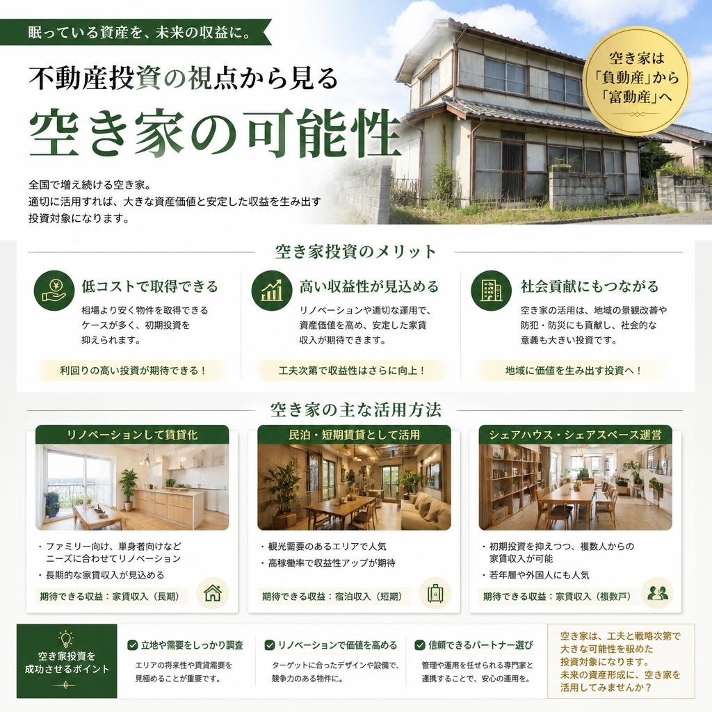 空き家の不動産投資