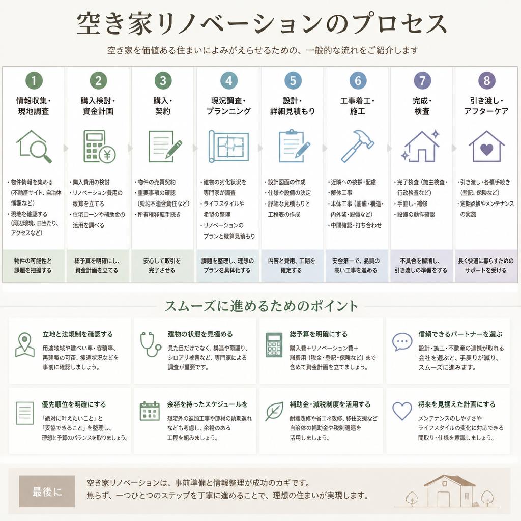 リノベーションの流れ