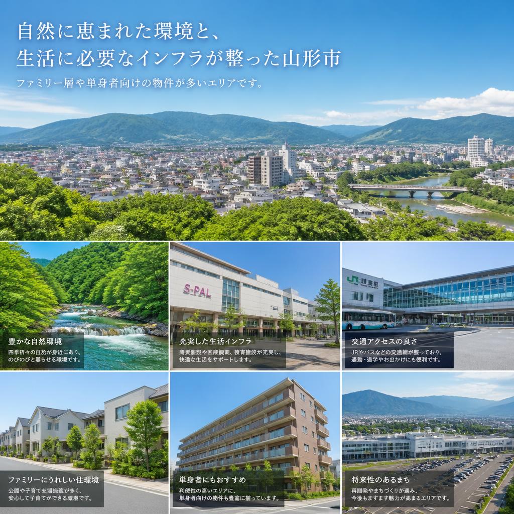 山形市の特性と住みやすさ