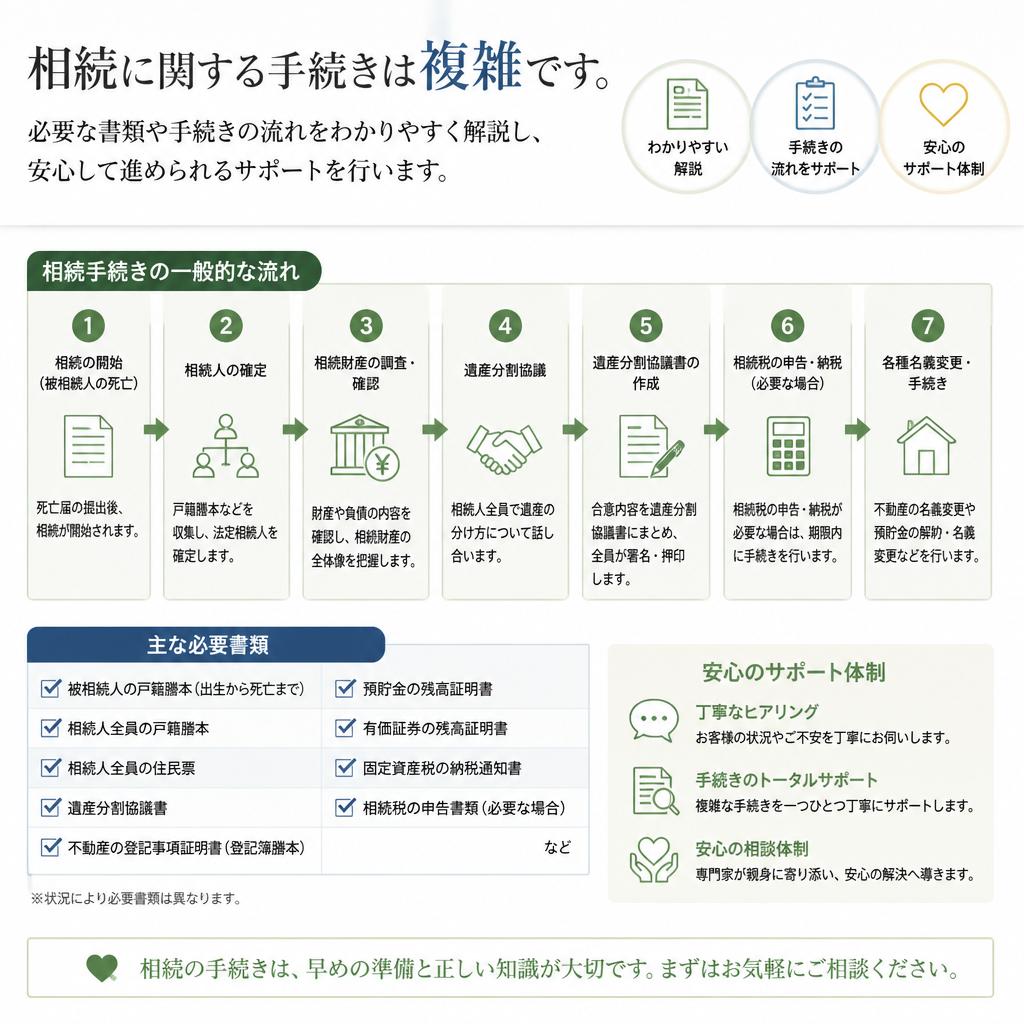 2. 相続手続きの流れ