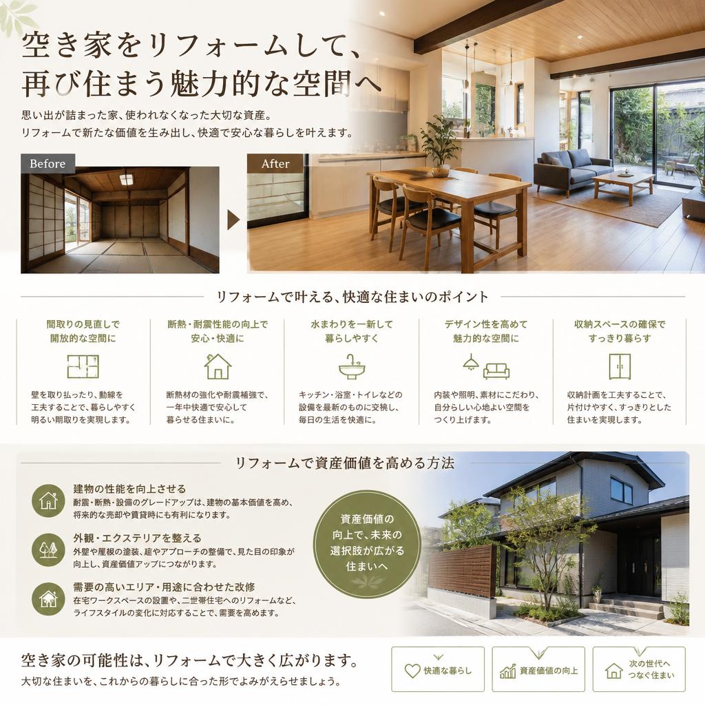 戸建てリフォームで再生
