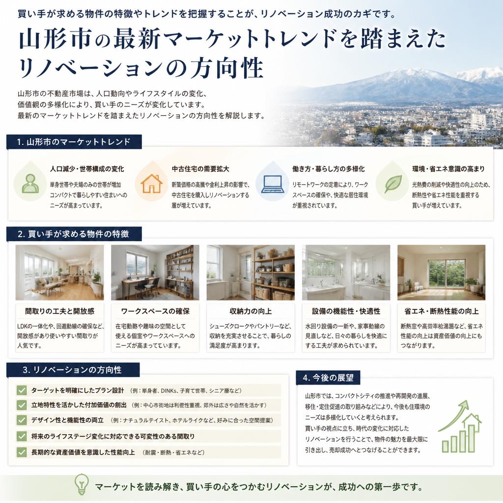 リノベーションの基本：市場ニーズを把握する