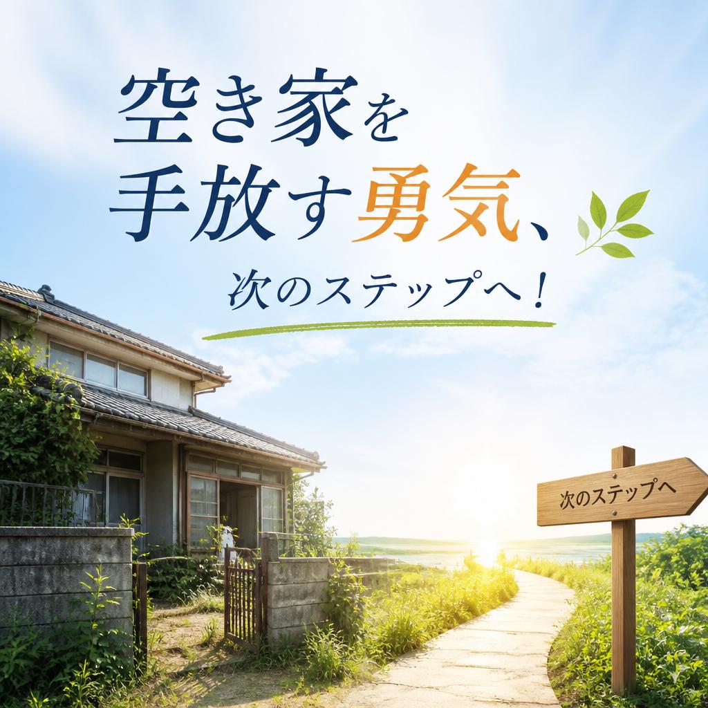空き家を手放す勇気、次のステップへ！