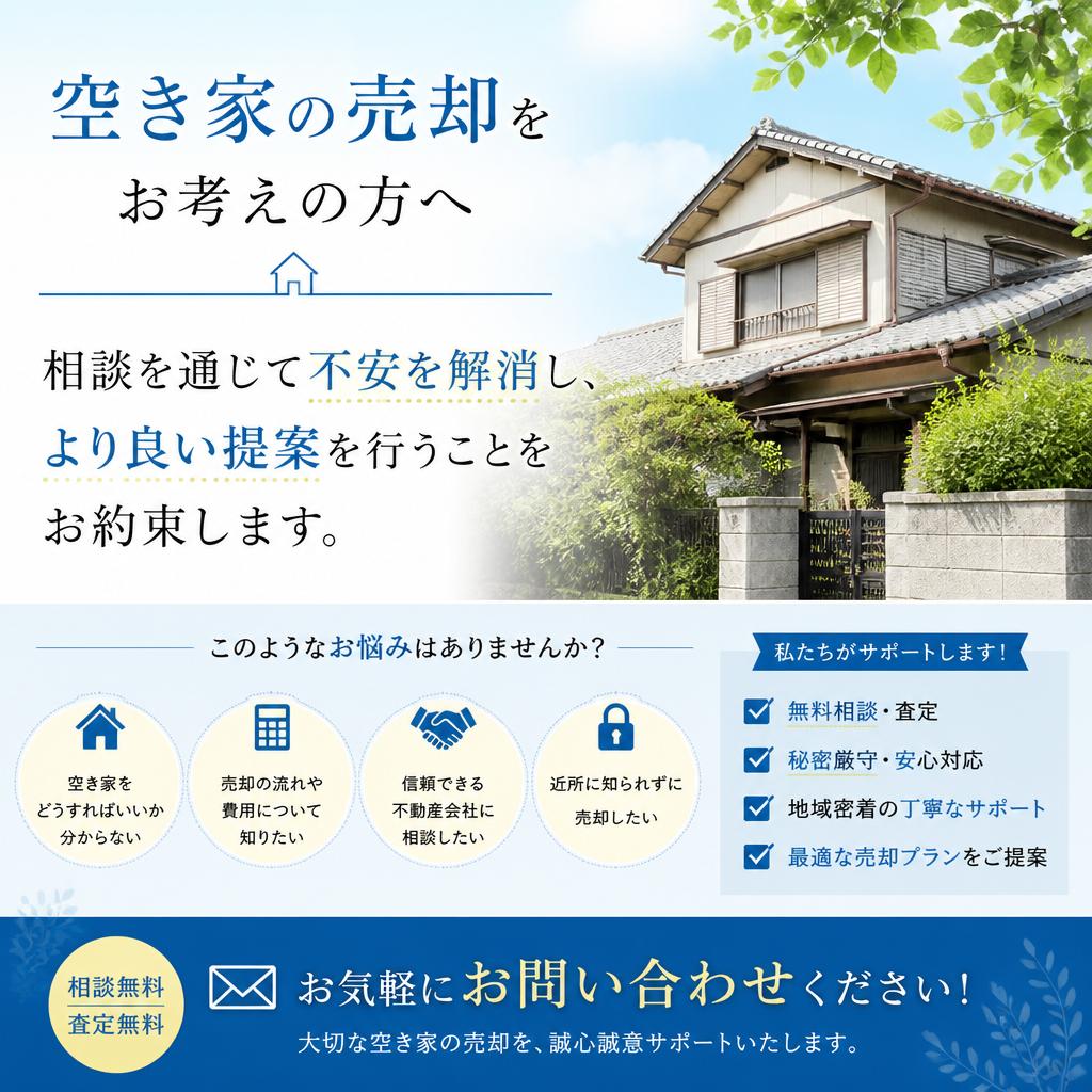 まずは相談を！