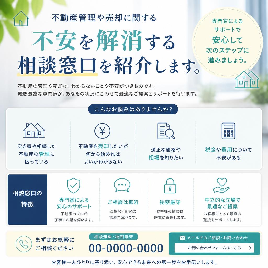 まずは相談から！