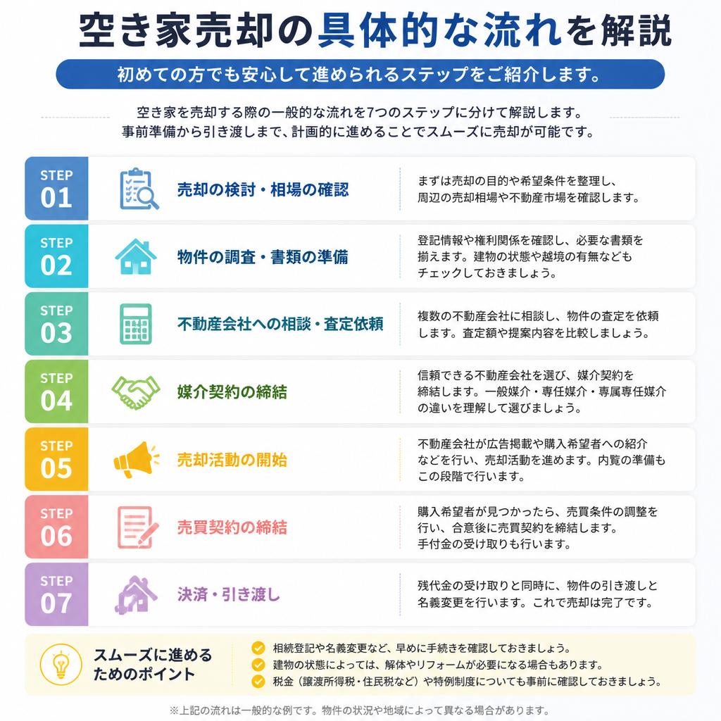 売却手続きの流れ