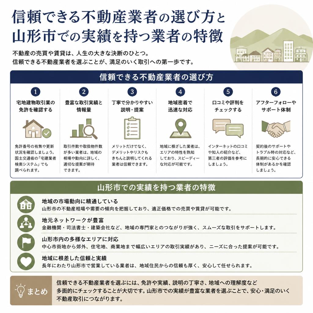 成功するための不動産業者の選び方
