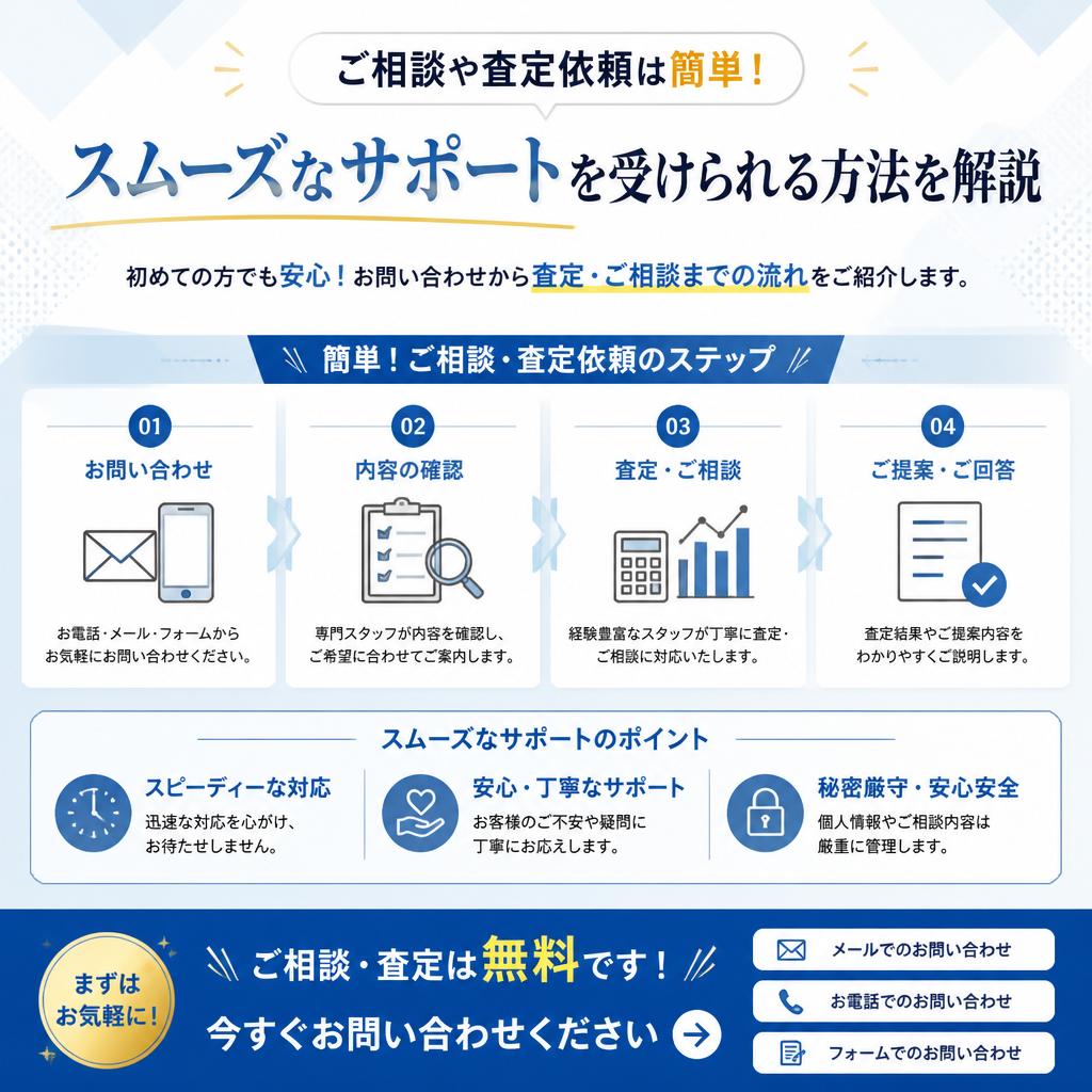 まずは気軽にお問い合わせを！