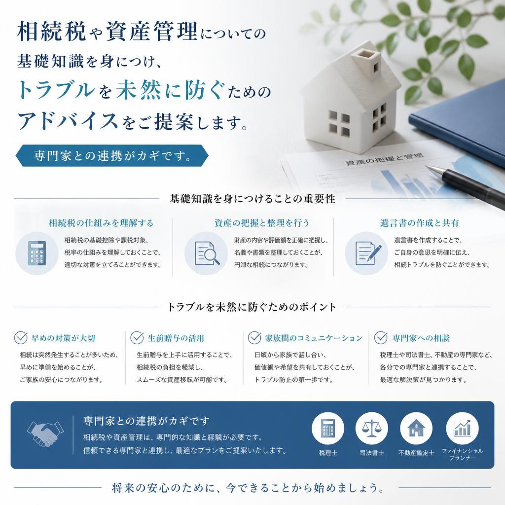 相続や税金対策の重要性