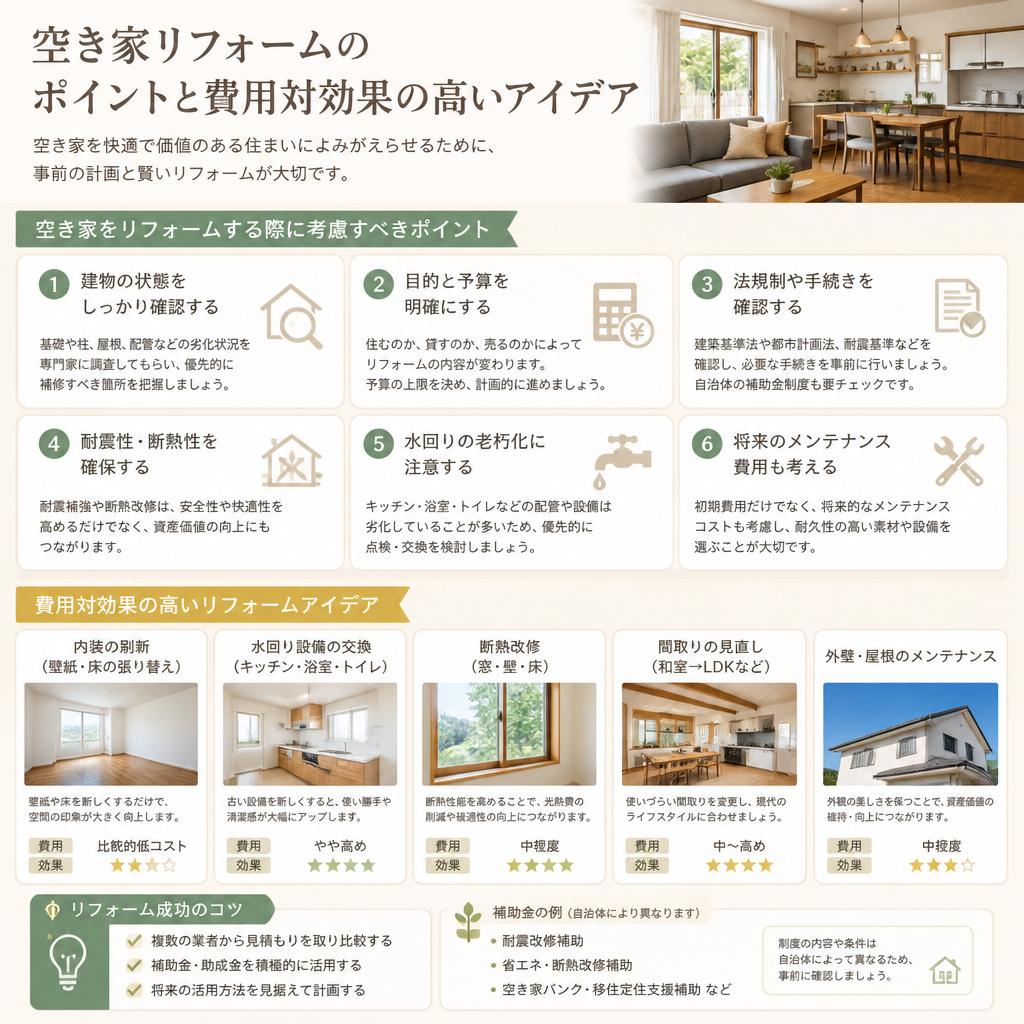 4. リフォームのポイント