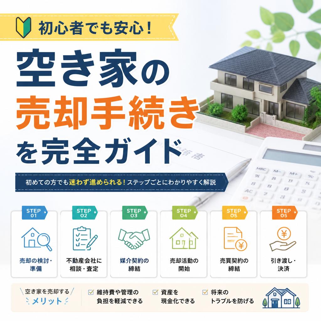 初心者でも安心！空き家の売却手続きを完全ガイド