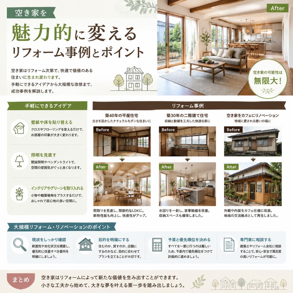 空き家の魅力アップリフォーム