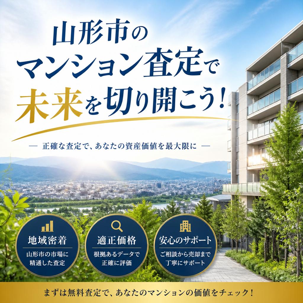 山形市のマンション査定で未来を切り開こう！