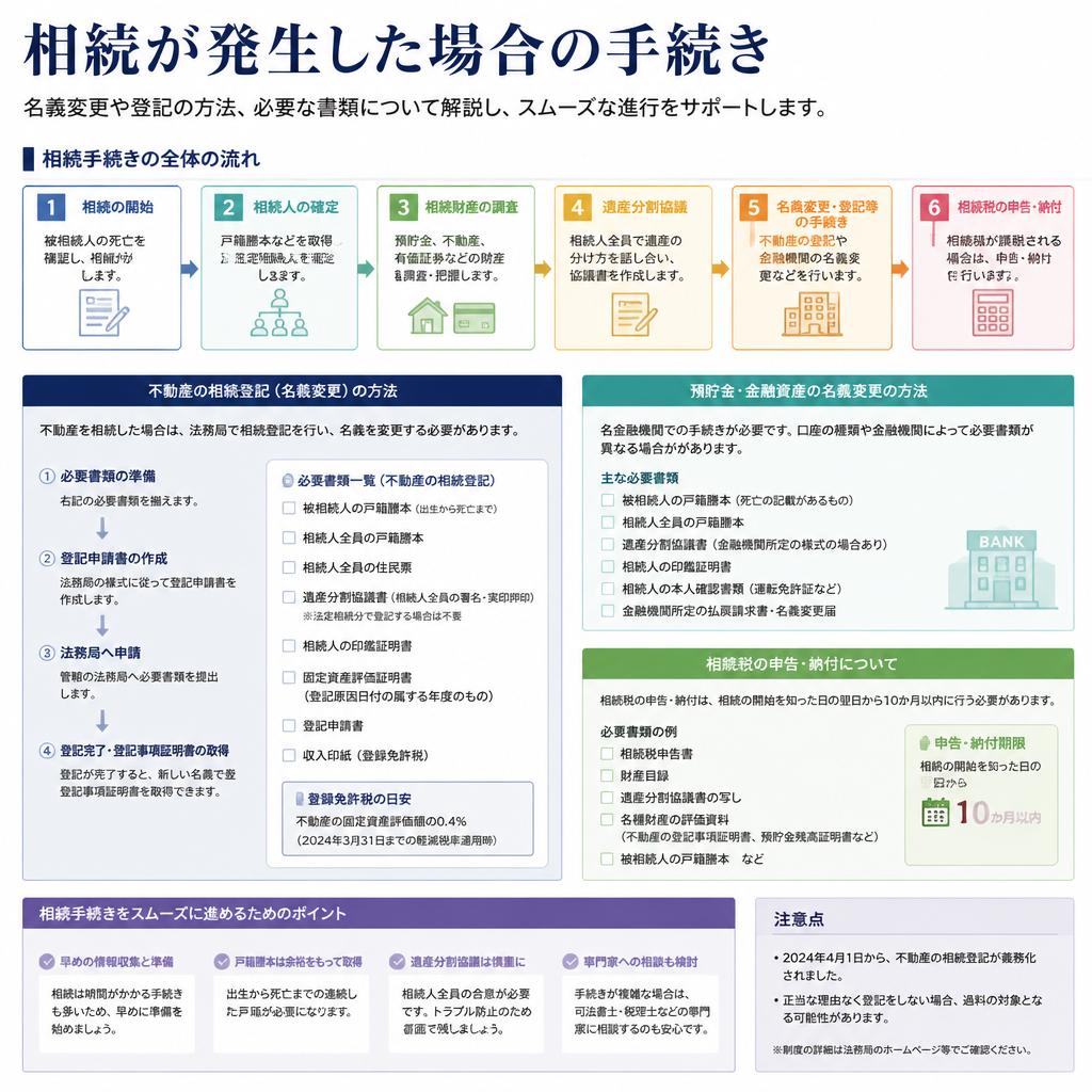 相続手続きの流れ