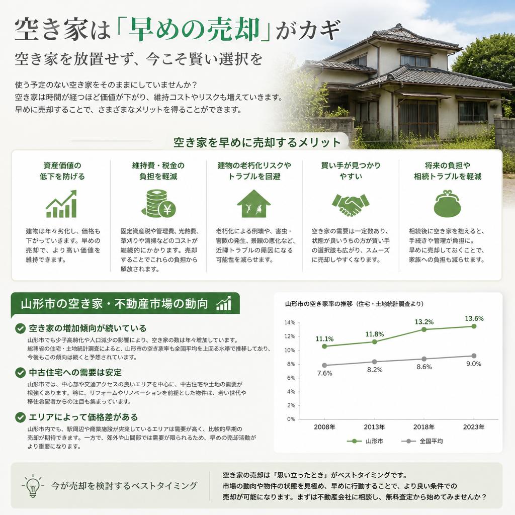 相続した空き家を売却するメリット